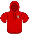  - 1st VIII Kit - Red - Classic Hoodie