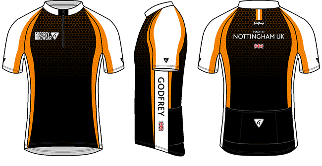  - Custom S/S Classics Neck-Zip Cycling Jersey