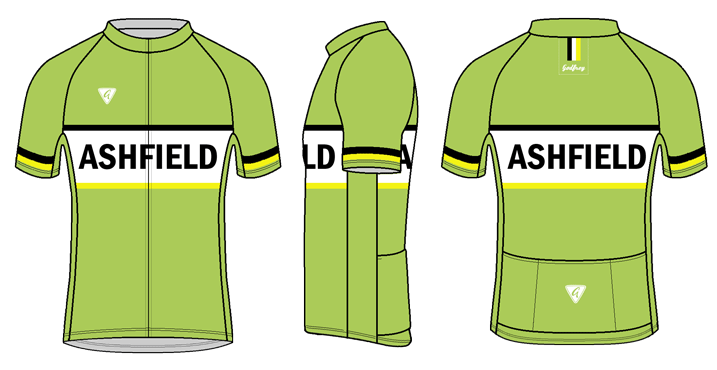 Green - Custom S/S Lightweight Full-Zip Cycling Jersey