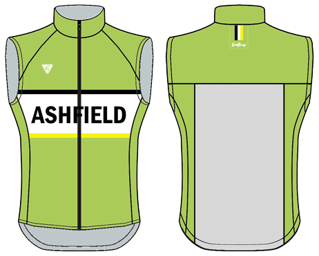Green - Custom Full-Zip Cycling Gilet (Unlined)