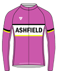 Pink - Custom L/S Classics Full-Zip Cycling Jersey
