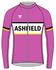 Pink - Custom L/S Full-zip Cycling Jacket (mesh lining)