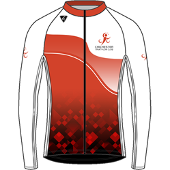  - Junior - Custom L/S Full-zip Cycling Jacket (mesh lining)