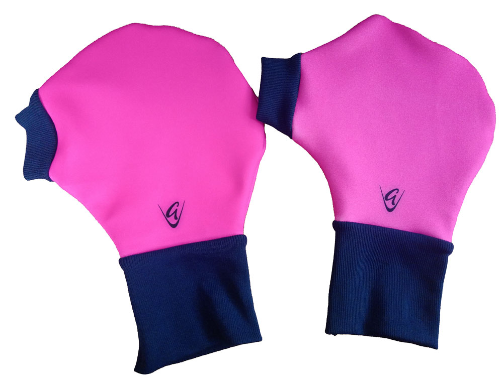 Be Seen Sculling Pogies - Pink