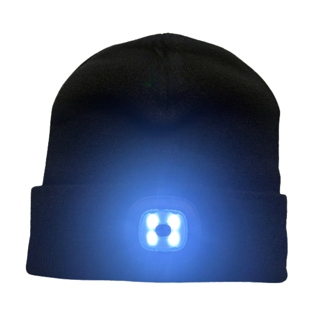 LED Beanie - Black