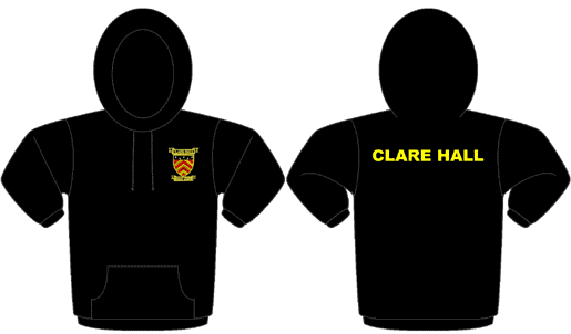 'Clare Hall' on the back - Classic Hoodie