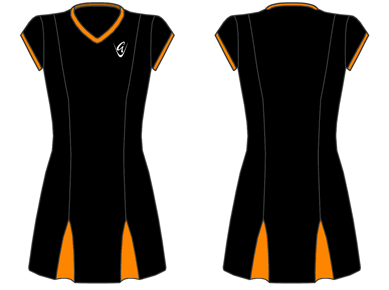 Godet Netball Dress (Cap Sleeve)