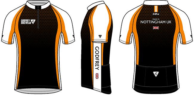 Custom S/S Lightweight Neck-Zip Cycling Jersey