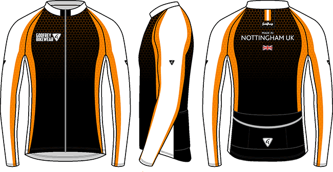 Custom L/S Full-zip Cycling Jacket (mesh lining)