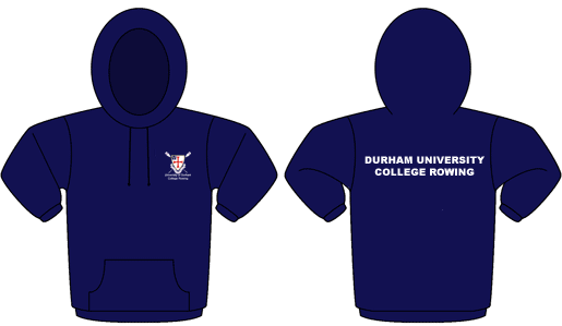 Classic Hoodie - University of Durham College Rowing - Godfrey