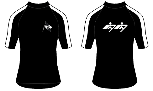 Black with logo on the back - Custom Performance Tee SS