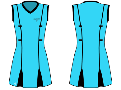 Godet Netball Dress (Sleeveless)