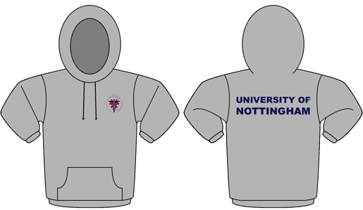 With back print - Classic Hoodie - Various Colours