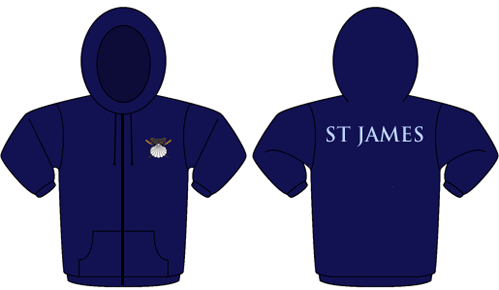 Navy - Zip Hoodie