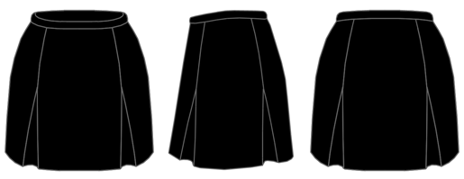 Kick Pleat Netball Skirt