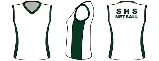 Netball V-neck Top (Sleeveless)