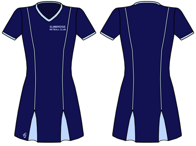 Godet Netball Dress (Short Sleeve)