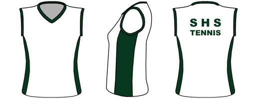 Netball V-neck Top (Sleeveless)