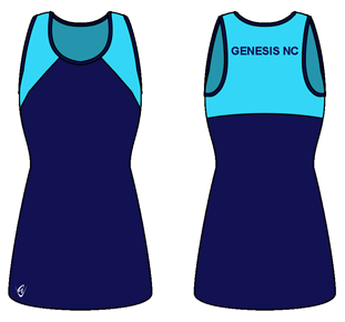 Bella Netball Dress (Vest Back)