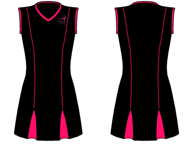 No Godfrey Logo - Godet Netball Dress (Sleeveless)