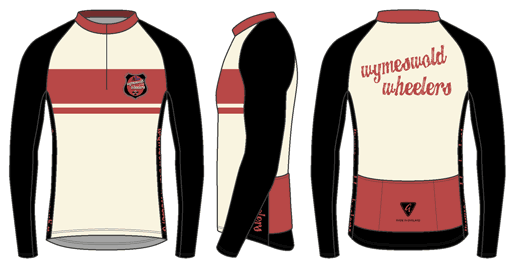 Custom L/S Lightweight Neck-Zip Cycling Jersey