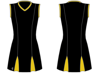 Godet Netball Dress (Sleeveless)