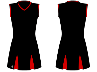 Godet Netball Dress (Sleeveless)