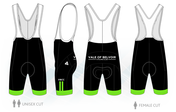 Custom Band Cycling Bib Shorts