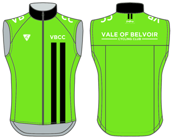 Reverse - Custom Full-Zip Cycling Gilet (fleece lining)