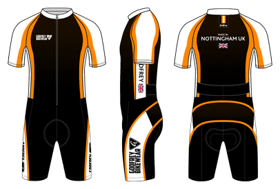 Custom Front-Zip Cycling RaceSuit