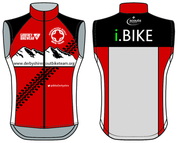 Custom Full-Zip Cycling Gilet (fleece lining)