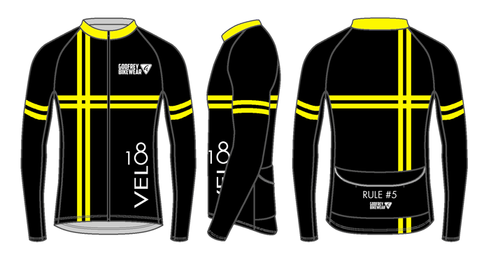 Custom L/S Full-zip Cycling Jacket (mesh lining)