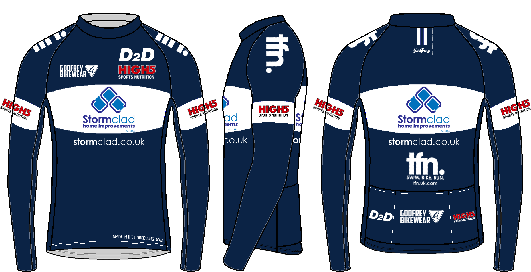 Custom L/S Classics Full-Zip Cycling Jersey