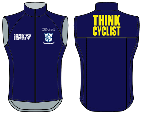 Custom Full-Zip Cycling Splash Gilet