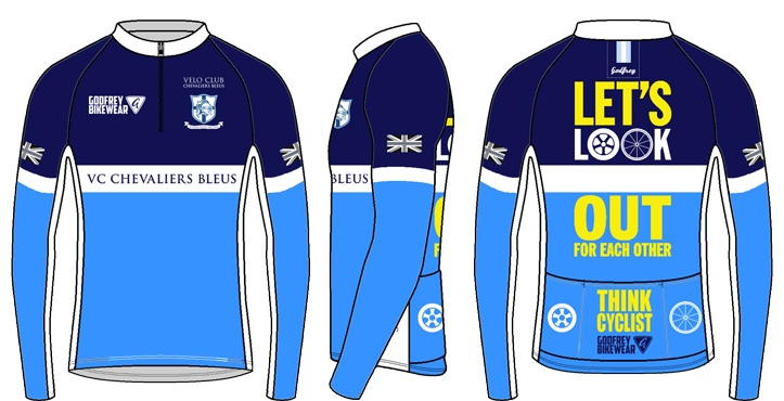 Custom L/S Classics Neck-Zip Cycling Jersey