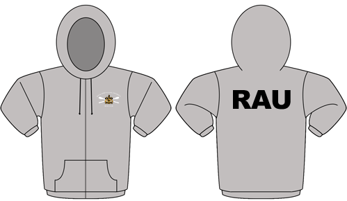 Grey - Zip Hoodie