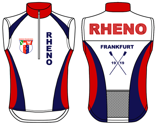 Reflective Applique RHENO on back - Custom Mazu Gilet