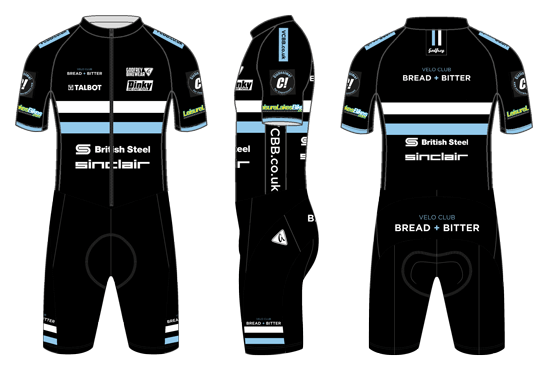 Black - Custom Front-Zip Cycling RaceSuit