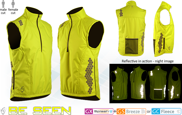 Be Seen Gilet Honeycomb