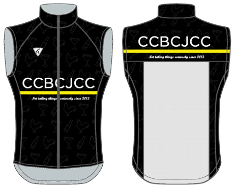 Design 1 - Custom Full-Zip Cycling Gilet (Unlined)