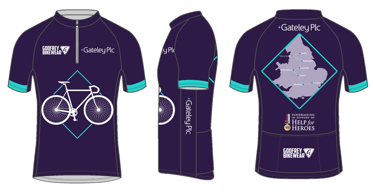 Custom S/S Lightweight Neck-Zip Cycling Jersey