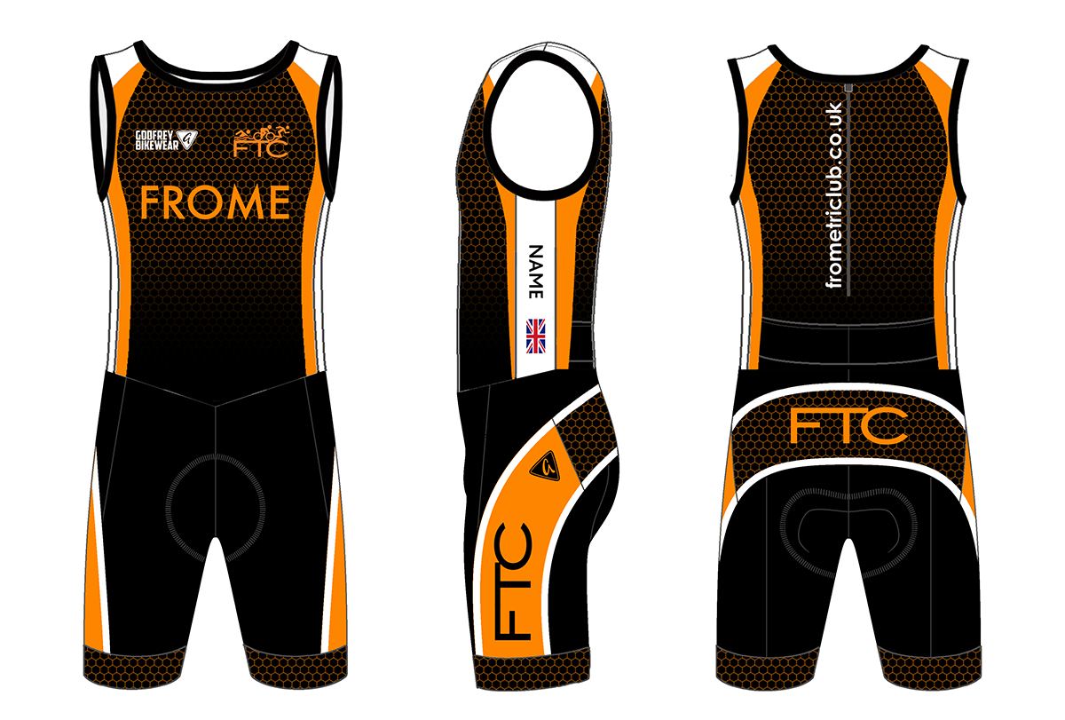 With Back Pocket - Custom Triathlon Suit