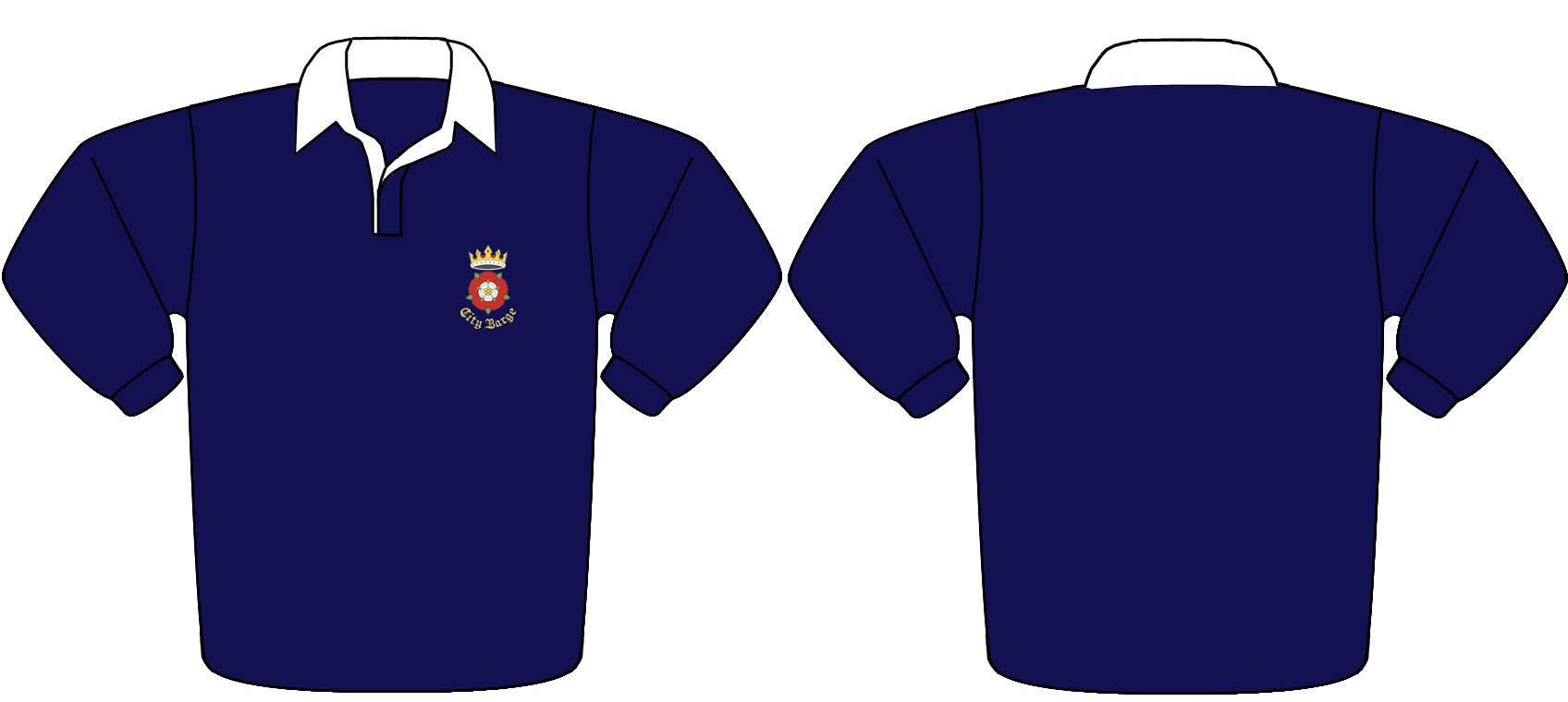 Navy - Classic Rugby Shirt