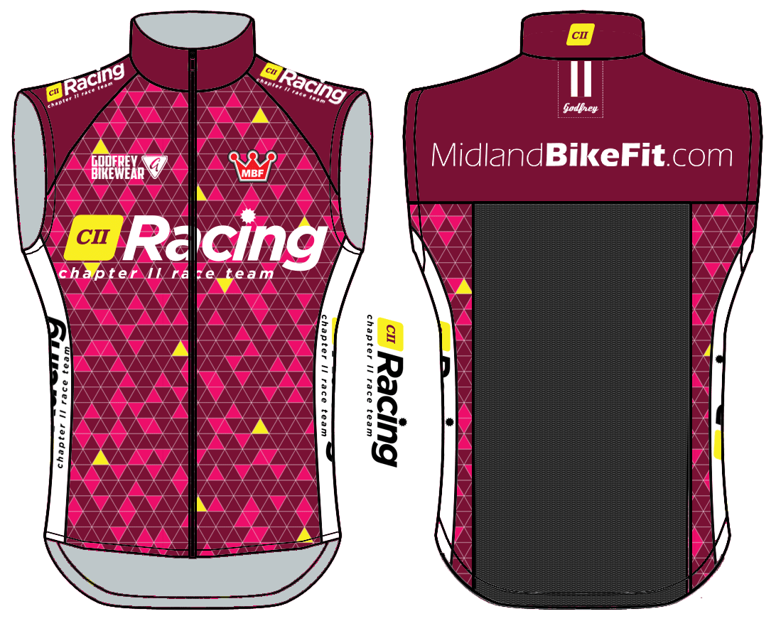 Custom Full-Zip Cycling Gilet (Unlined)