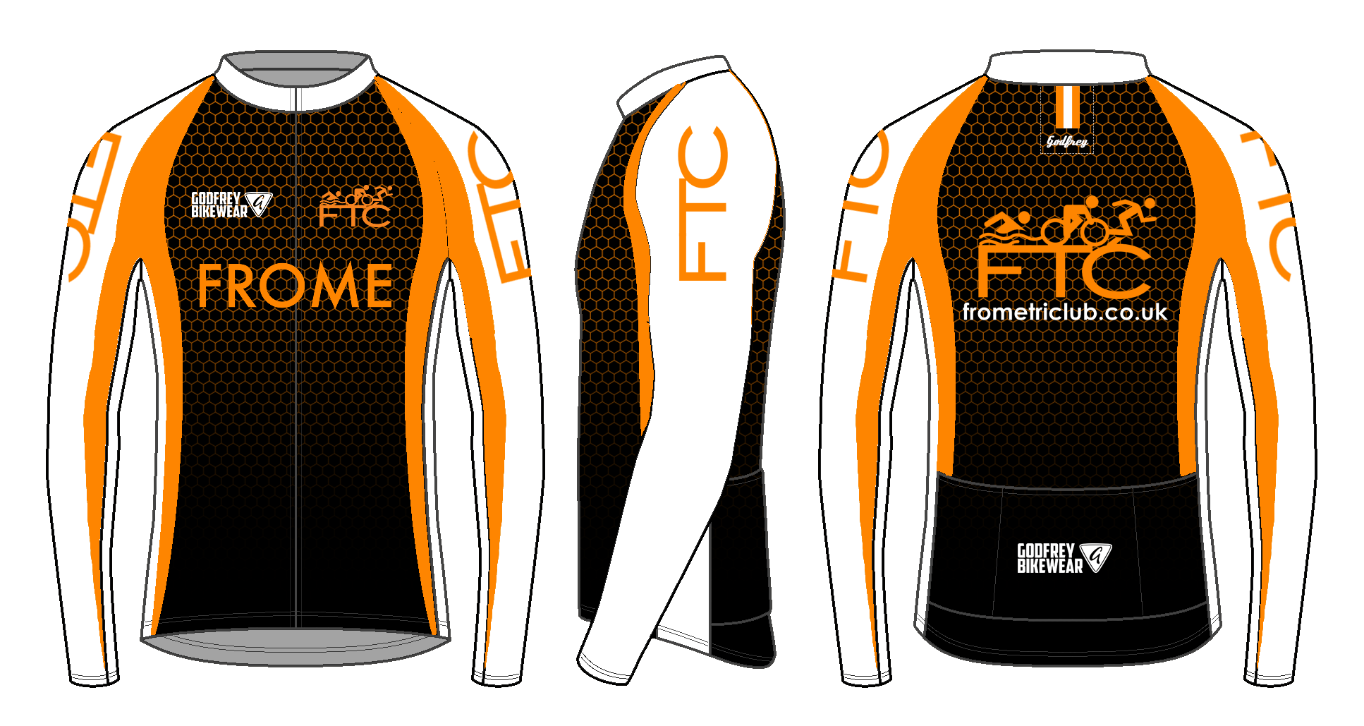 Custom L/S Classics Full-Zip Cycling Jersey