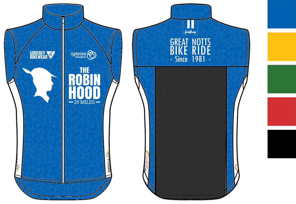 The Rides - Full-Zip Cycling Gilet (Unlined)