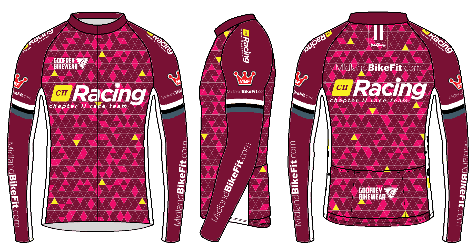 Custom L/S Classics Full-Zip Cycling Jersey