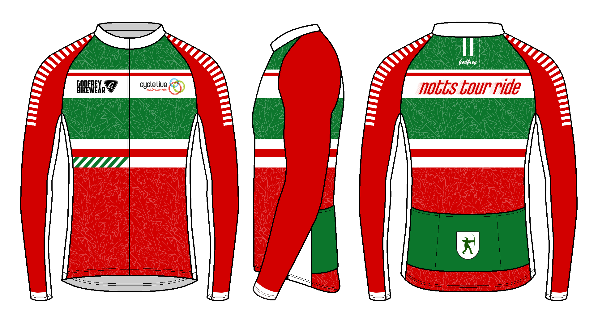 Custom L/S Classics Full-Zip Cycling Jersey