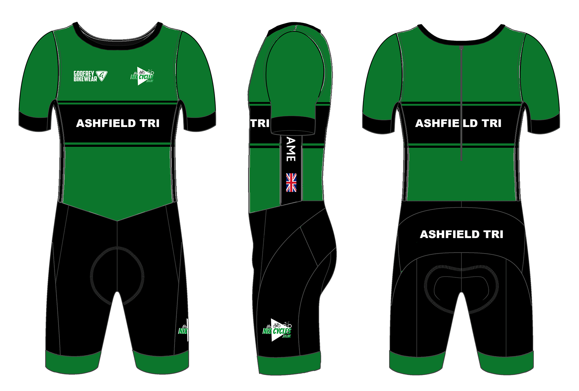 Custom Short Sleeve Triathlon Suit