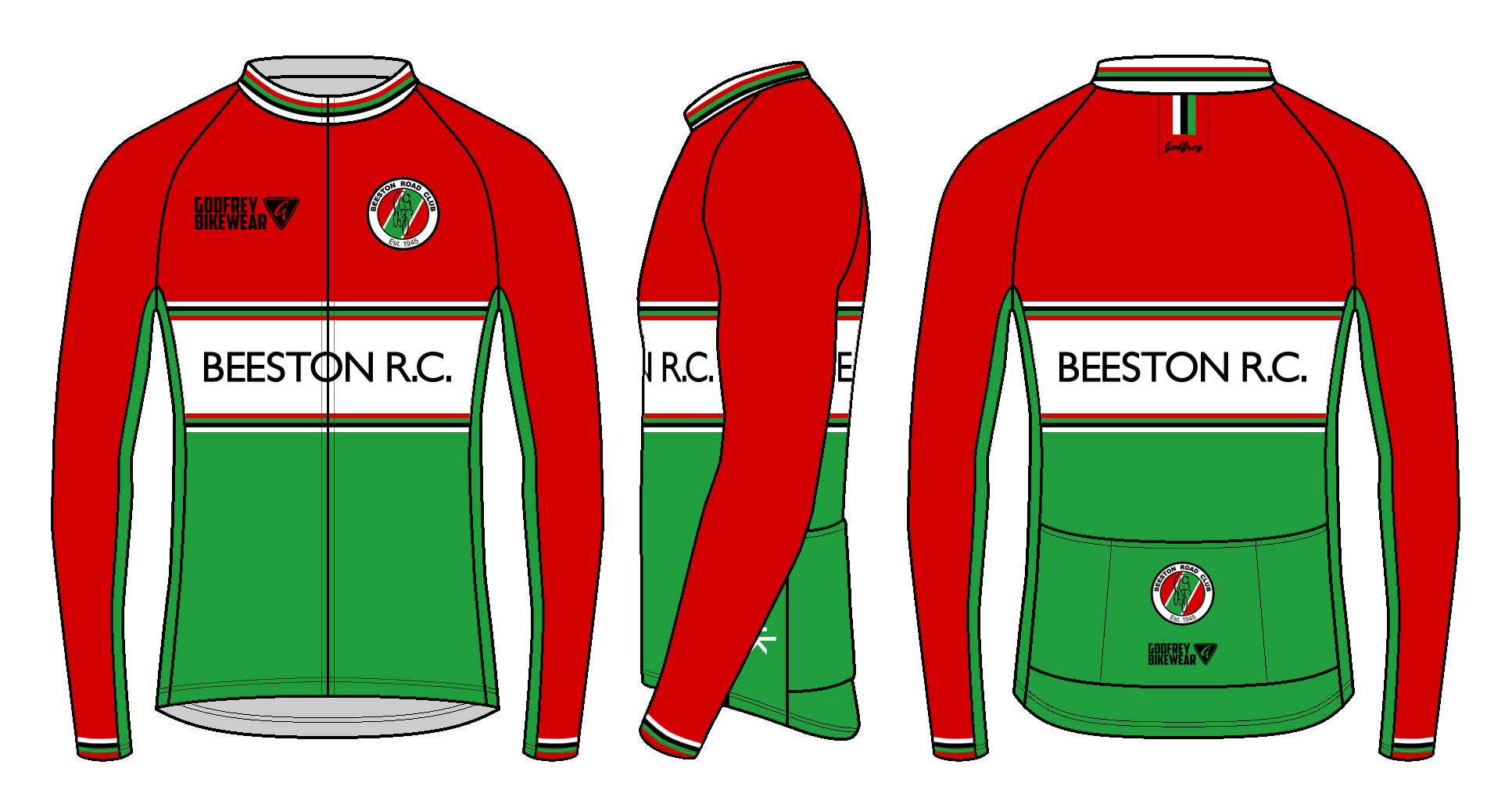 Custom L/S Lightweight Full-Zip Cycling Jersey